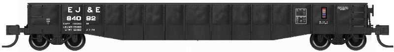 PREORDER Bluford Shops N 55274 52'6" 15-Panel Medium Dented Mill Gondola, Elgin Joliet & Eastern