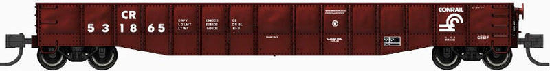 PREORDER Bluford Shops N 52268 52'6" 15-Panel Heavily Dented Mill Gondola, Conrail