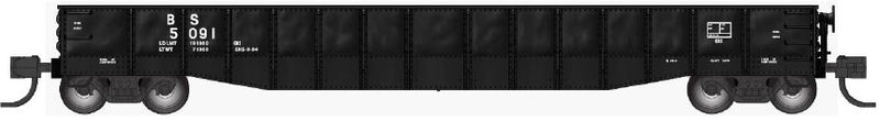 PREORDER Bluford Shops N 52234 52'6" 15-Panel Medium Dented Mill Gondola, Birmingham Southern