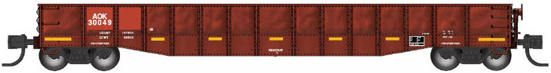 PREORDER Bluford Shops N 52204 52'6" 15-Panel Medium Dented Mill Gondola, Arkansas-Oklahoma