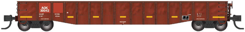 PREORDER Bluford Shops N 52200 52'6" 15-Panel Lightly Dented Mill Gondola, Arkansas-Oklahoma
