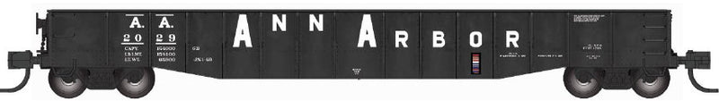 PREORDER Bluford Shops N 52190 52'6" 15-Panel Lightly Dented Mill Gondola, Ann Arbor
