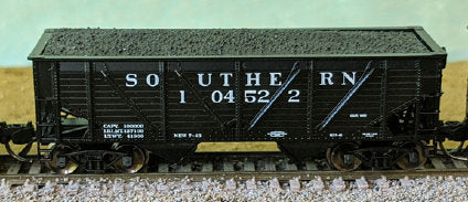 Bluford Shops 63204 2 Bay War Emergency Composite Hopper, Southern black transition era