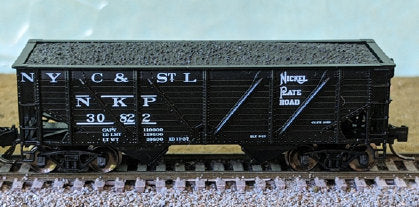 Bluford Shops 63184 2 Bay War Emergency Composite Hopper, Nickel Plate Road NYC&St.L black