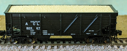 Bluford Shops 63114 2 Bay War Emergency Composite Hopper, Atlantic Coast Line (mineral load) -