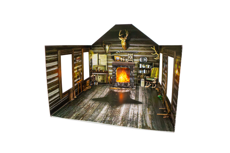 Woodland Scenics N BR4961 Cozy Cabin, Built-&-Ready Landmark Structure, Assembled