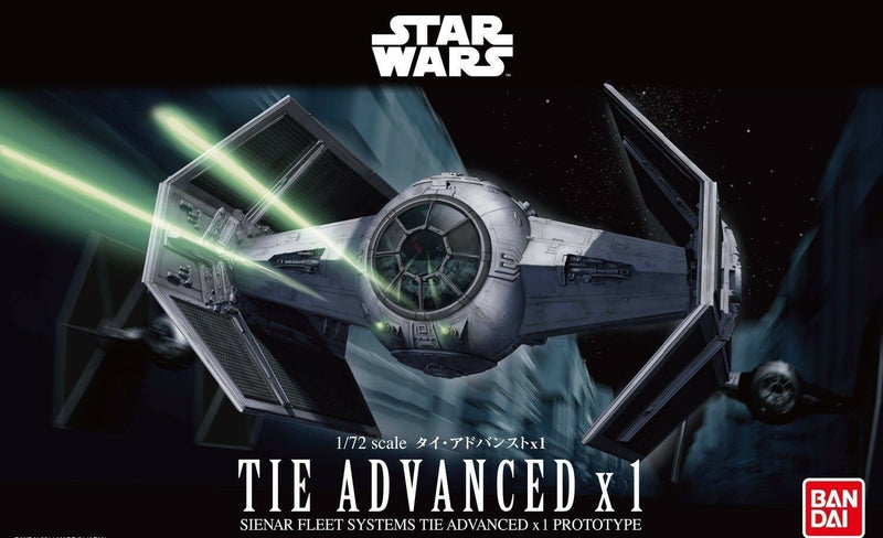 Bandai Star Wars Models 2025 2378839 TIE ADVANCED X1 1:72