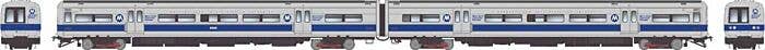 PREORDER Rapido HO 207553 Budd M3A Electric 2-Railcar Set Locomotive, Metro-North Commuter Railroad MNCR