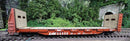 State Tool and Die HO 722 Bulkhead Flatcar, 3-D Resin & Laser-Cut Wood Kit, Louisville & Nashville