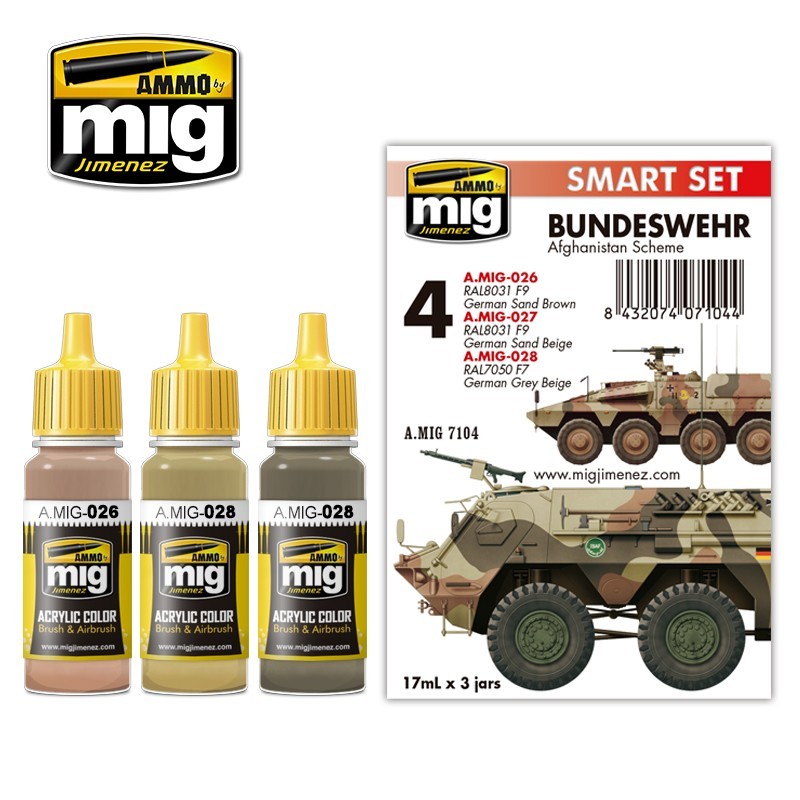 Ammo Mig 7104 BUNDESWEHR AFGHAN SET