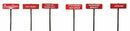 Labelle N 007655 Burma Shave Sign Set (6), Set