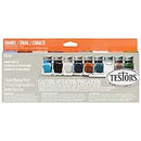 Rust-oleum 281230 Camouflage Flat Enamel Paint Set, 8 Colors, Thinner, 1 Brush, Mixing Tray