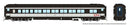 PREORDER Rapido HO 125010 Canadian Car & Foundry Balloon-Top Coach, Canadian National
