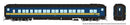 PREORDER Rapido HO 125018 Canadian Car & Foundry Balloon-Top Coach, VIA Rail Canada-CN
