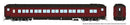 PREORDER Rapido HO 125098 Canadian Car & Foundry Balloon-Top Coach, Painted, Unlettered  | 132.95