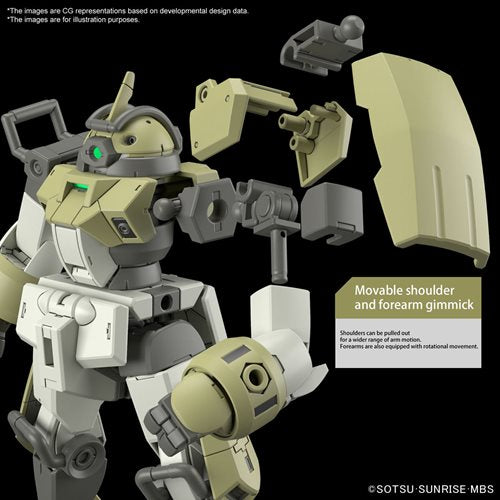 Mobile Suit Gundam: The Witch from Mercury Character B's Demi Trainer High Grade 1:144 Scale Model Kit 2604766