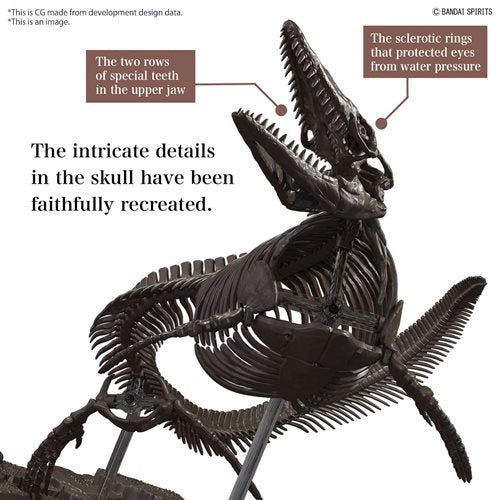 Bandai 2668294 Imaginary Skeleton Mosasaurus 1:32 Scale Model Kit
