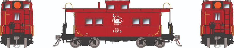 PREORDER Rapido HO 144037 Northeastern-Style Steel Caboose, Central of New Jersey Jersey Central Lines/Lady Liberty Logo