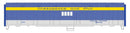Walthers Proto HO 920-10843 C&O-Style Express Boxcar Troop Sleeper Conversion, Chesapeake & Ohio
