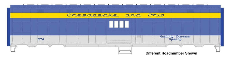 PREORDER Walthers Proto HO 920-10844 C&O-Style Express Boxcar Troop Sleeper Conversion, Chesapeake & Ohio