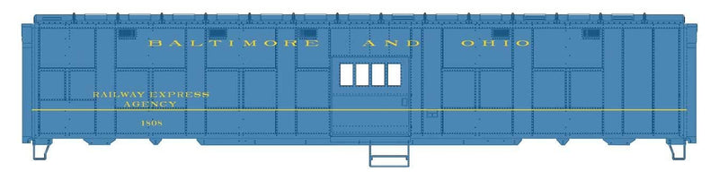 PREORDER Walthers Proto HO 920-10847 C&O-Style Express Boxcar Troop Sleeper Conversion, Baltimore & Ohio