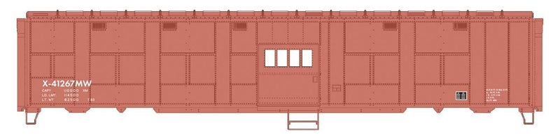 PREORDER Walthers Proto HO 920-10851 C&O-Style Express Boxcar Troop Sleeper Conversion, Maintenance of Way Tuscan