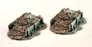 Bar Mills Scale Model Works N 01006 Coal Bin, Unpainted Resin Castings (2)