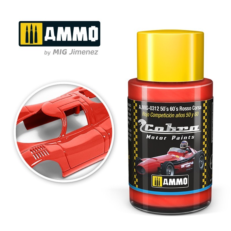Ammo Mig 0312 COBRA 50/60'S ROSSO CORSA
