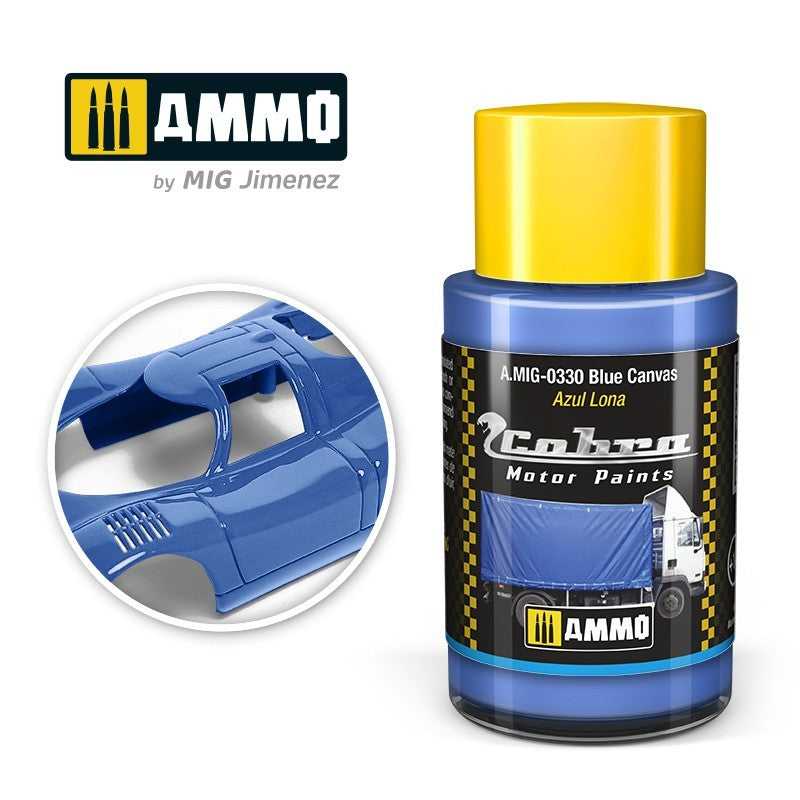 Ammo Mig 0330 COBRA MOTOR BLUE CANVAS