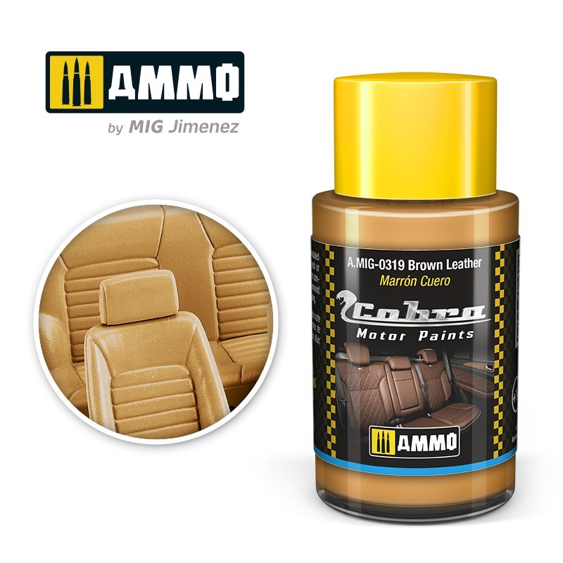 Ammo Mig 0319 COBRA MOTOR BROWN LEATHER