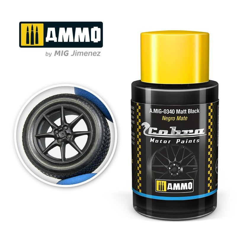 Ammo Mig 0340 COBRA MOTOR MATTE BLACK