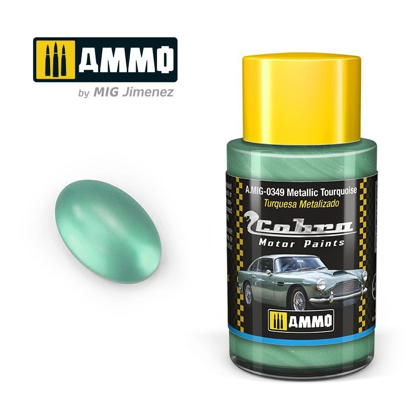Ammo Mig 0349 COBRA METALLIC TOURQUOISE