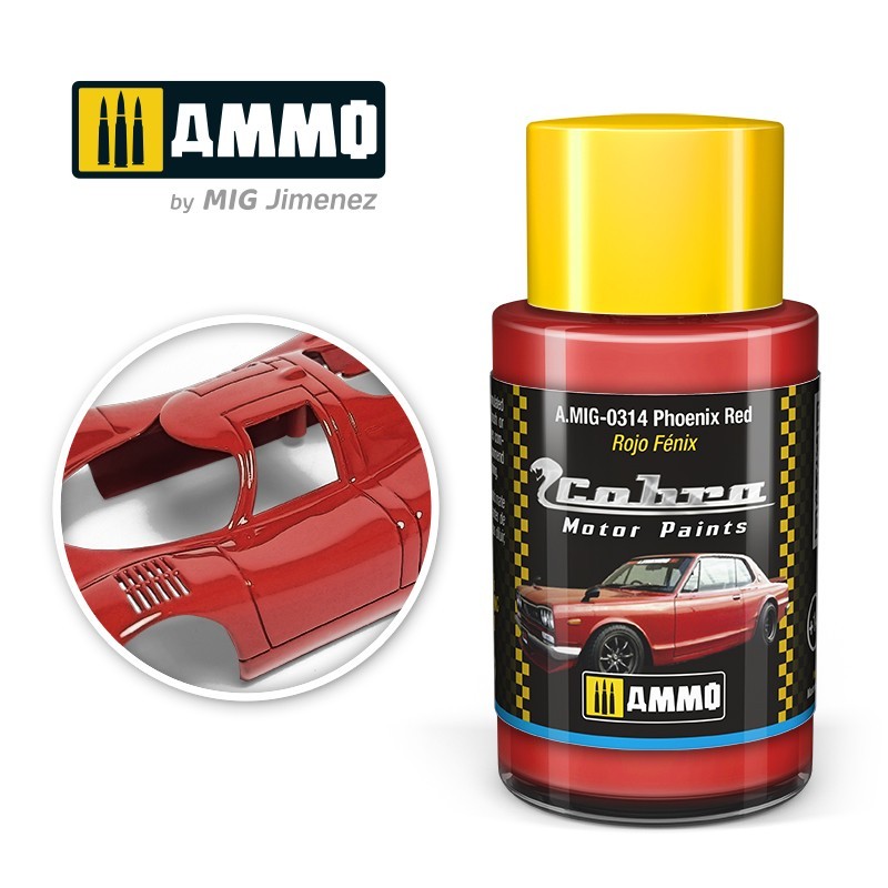 Ammo Mig 0314 COBRA MOTOR PHOENIX RED