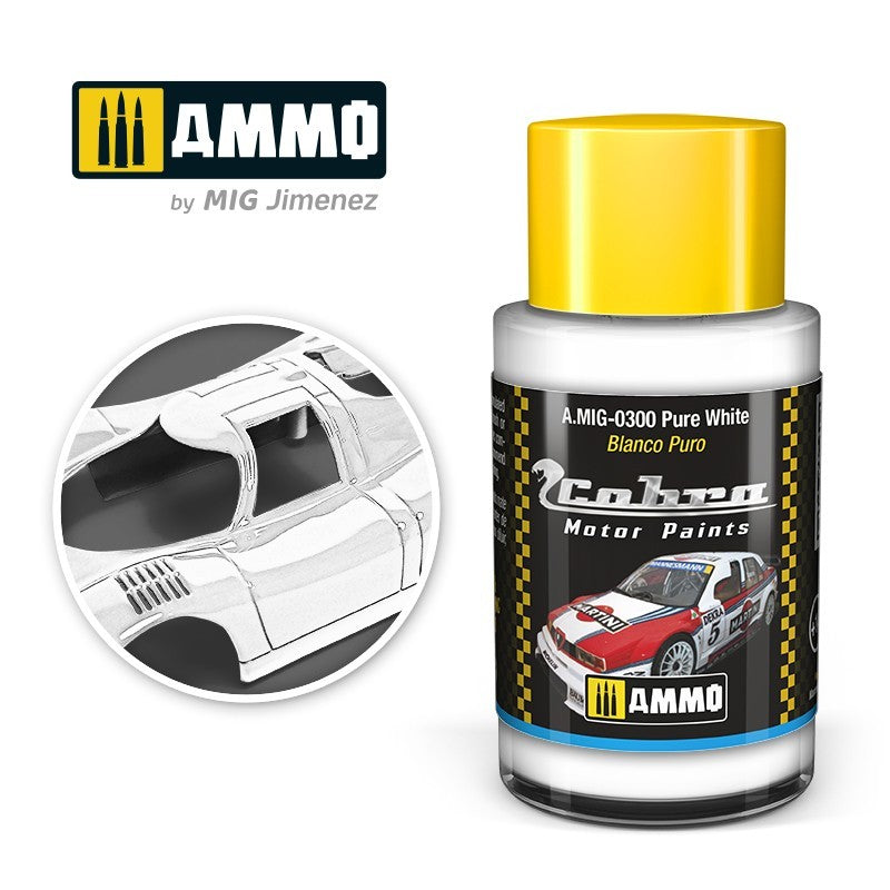 Ammo Mig 0300 COBRA MOTOR PURE WHITE