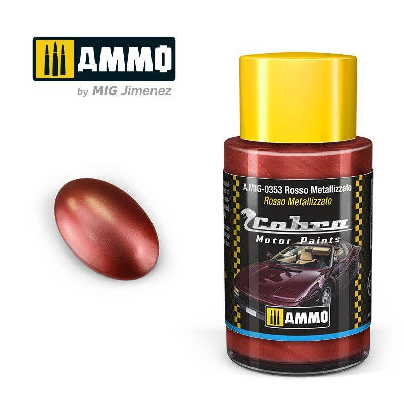 Ammo Mig 0353 COBRA ROSSO METALLIZZATO