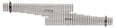 PREORDER Walthers Track HO 948-83074 Code 83 Nickel Silver DCC Friendly Number 5 Single Crossover Turnout, Right Hand
