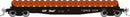 PREORDER Rapido HO 138503A F30D 50' Wheel Flat Car, Canadian Pacific MOW