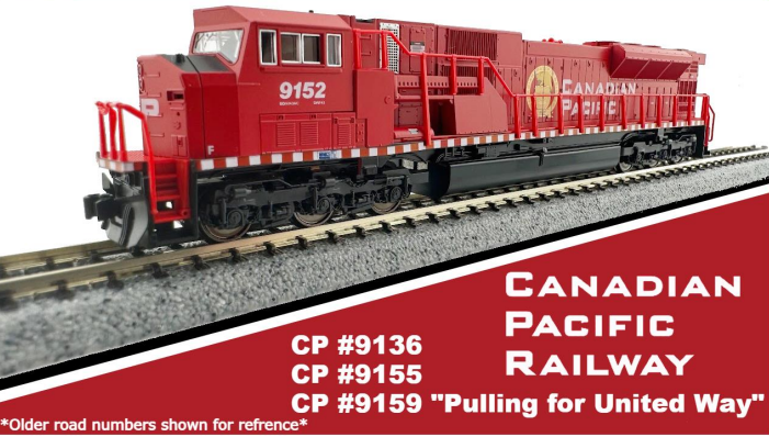 Kato N 1765628-DCC SD90/43MAC, Canadian Pacific "Pulling for United Way"