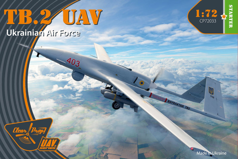Clear Prop 1/72 TB.2 UAV Ukrainian Army