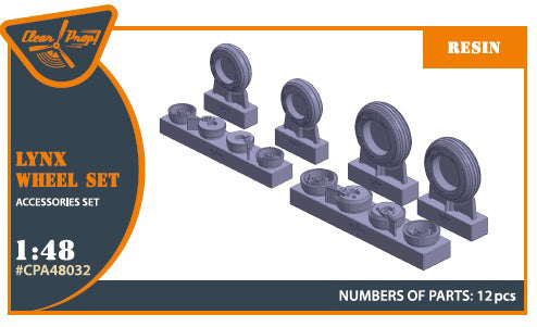 Clear Prop 1/48 Lynx wheel set