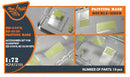 Clear Prop 1/72 ZiS-5/5V/6/BZ35/39 painting mask on "yellow kabuki paper" for Clear Prop kits
