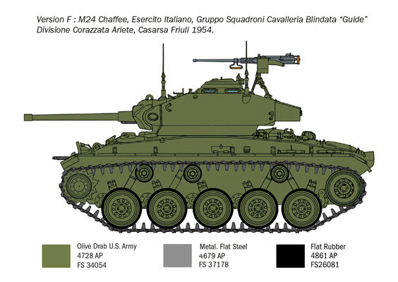 Italeri 6587 - SCALE 1 : 35 M24 Chaffee Korean War