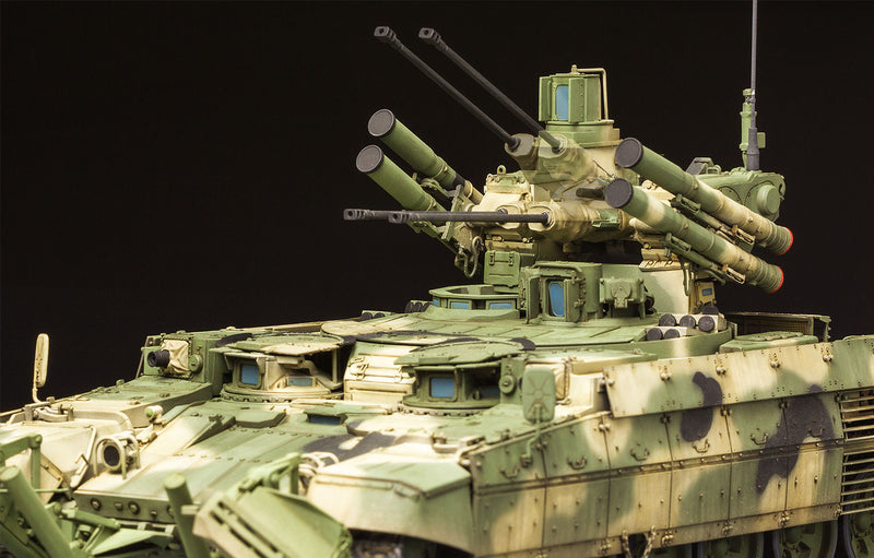 Meng-Model TS-010 RUSSIAN “TERMINATOR” FIRE SUPPORT COMBAT VEHICLE BMPT w/KMT-8 MINE CLEANING SYSTEM & EMT ELECTROMAGNETIC COUNTERMINE SYSTEM 1:35