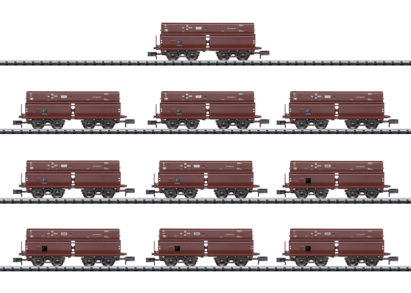 PREORDER Minitrix N 15013 Type Erz IId Hopper with Ore Load, Deutsche Reichsbahn (10-Pack)