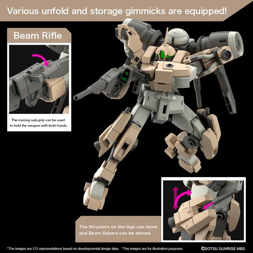 Mobile Suit Gundam: The Witch from Mercury Demi Barding High Grade 1:144 Scale Model Kit 2645145