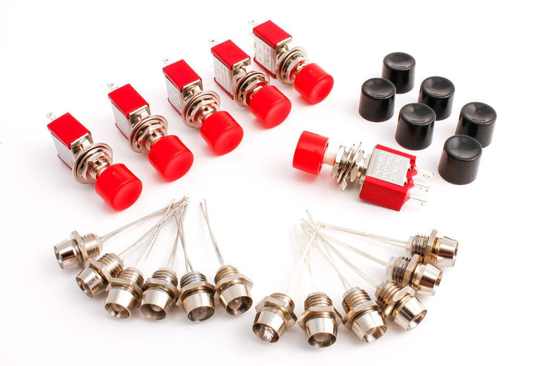 DCC Concepts CMSD Cobalt SPST Push-Button Switch with LED (6)