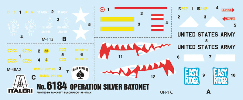 Italeri 6184 - SCALE 1 : 72 Operation Silver Bayonet - Vietnam War 1965 - BATTLE SET