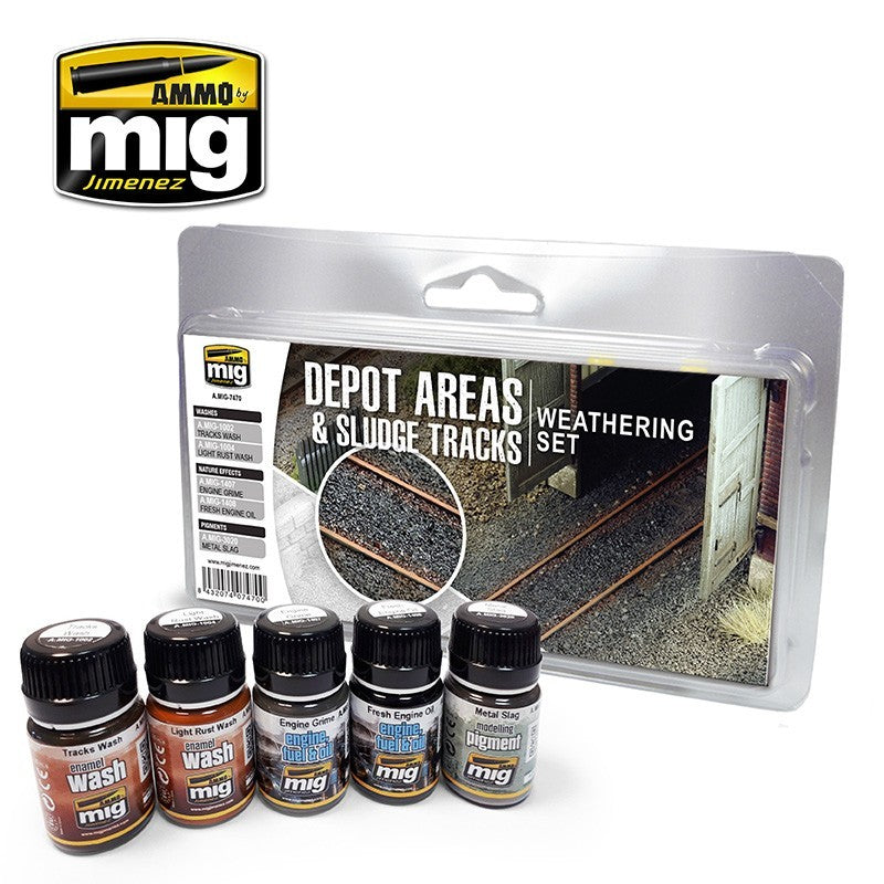 Ammo Mig 7470 DEPOT AREA WEATHER SET