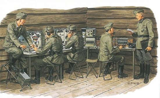 DML Military 3826 Ger Communication Center W/sig