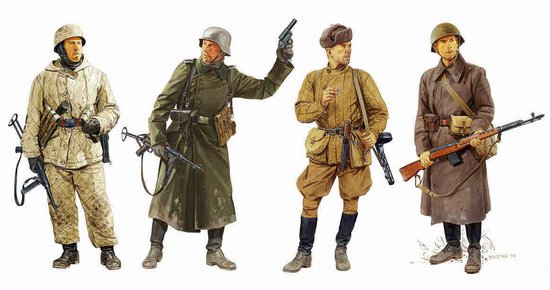 DML Military 6652 Ostfront Winter Combatants 1:35